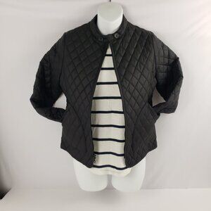 Banana Republic XS Petite Black Lightweight Puffer Jacket Womens Coat Fall